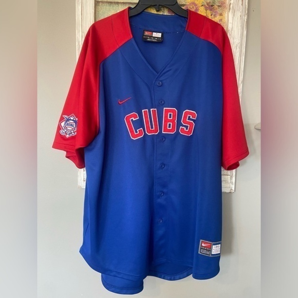NIKE Chicago Cubs STITCHED MLB Jersey Men's XL Authentic